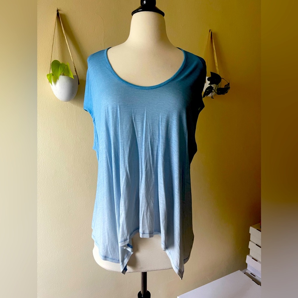 Aiko Sky Blue Ombre Top